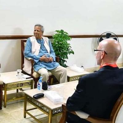 ট্রাম্প প্রশাসনের সঙ্গে ঘনিষ্ঠ সম্পর্ক চায় বাংলাদেশ: প্রধান উপদেষ্টা ড. ইউনূস